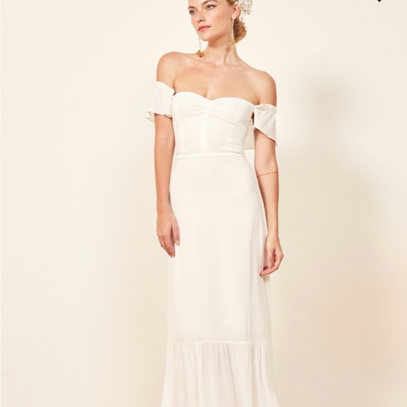 Reformation Dresses & Skirts - Reformation Butterfly Dress Ivory